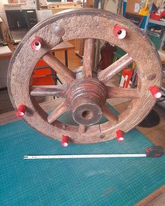 Lampadario ruota di carro