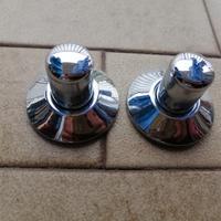 2 cappucci universali acciaio cromati bagno chiave