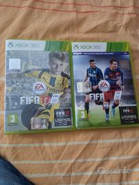 XBOX 360 LOTTO 2 GIOCHI FIFA 17+FIFA 16 
