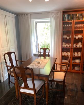Tavolo e sedie in noce VILLEROY & BOCH
