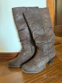 Stivale donna marrone