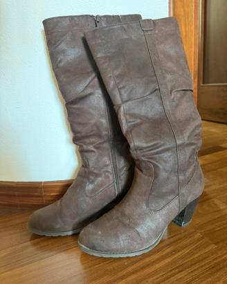 Stivale donna marrone