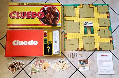 Cluedo scatola gialla gioco vintage Eg completo