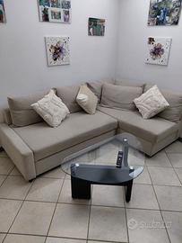 DIVANO LETTO AD ANGOLO CON CONTENITORE