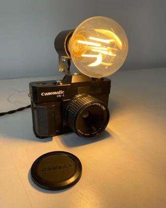 Lampada Macchina Fotografica Vintage Canomatic