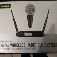 Shure GLXD24+ SM58 wireless PARI AL NUOVO