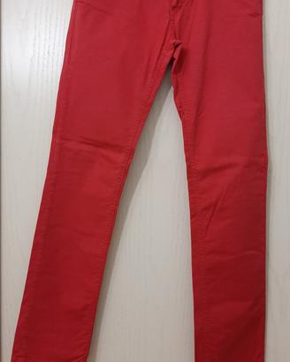 Pantalone donna  "Fly Girl Italia",rosso,taglia 44