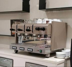 Macchina caffè cialde 3 gruppi professionale 