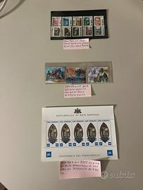 Francobolli san marino serie completa