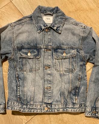 Giubbotto di jeans zara ragazzo effetto vintage