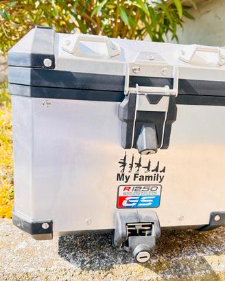 bmw gs adventure bauletto originale alluminio