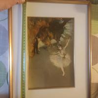 Stampa incorniciata del quadro "L'étoile" (La Stel