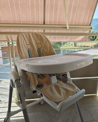 Seggiolone Peg Perego + Seconda Fodera Rosa
