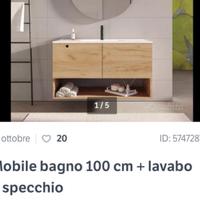 Mobile Bagno sospeso  NUOVO