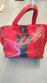 BORSA MIA BAG PITONATA ROSSA