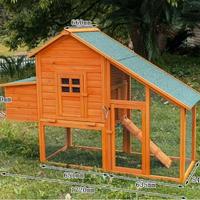 Pollaio per galline ovaiole in legno da giardino