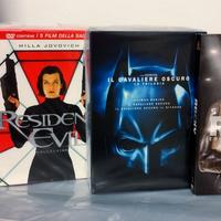 DVD collection Saga Resident Evil, Batman, Rocky