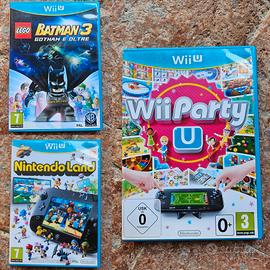 Lotto 3 giochi Nintendo Wii U