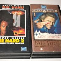 Vhs 3 cofanetti :  K. Costner e Bruce Willis