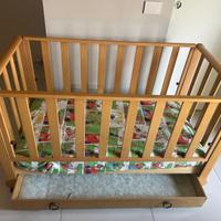 Lettino +paracolpi+2 coperte