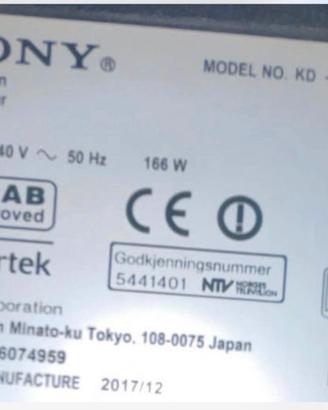 Smart tv sony 55 pollici android 4k