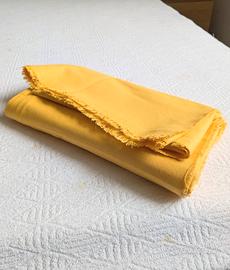 Scampolo tela di cotone giallo