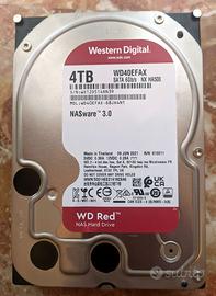 Hard Disk 4 TB NAS WD RED WD40EFAX