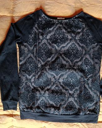Maglia in lana con ricami tg S