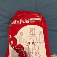 Pantaloni salopette sci unisex.