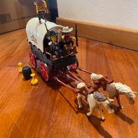 Cowboy diligenza Playmobile