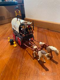 Cowboy diligenza Playmobile