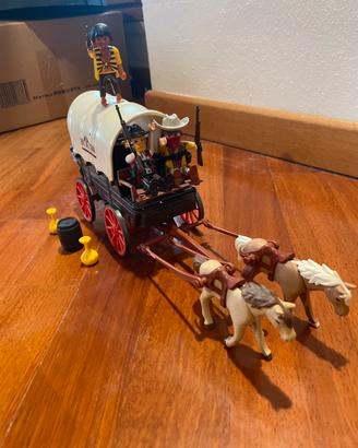 Cowboy diligenza Playmobile