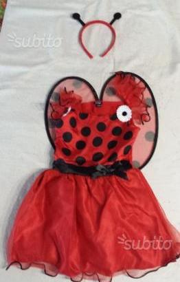 Carnevale vestito da coccinella eta' 5/6 anni