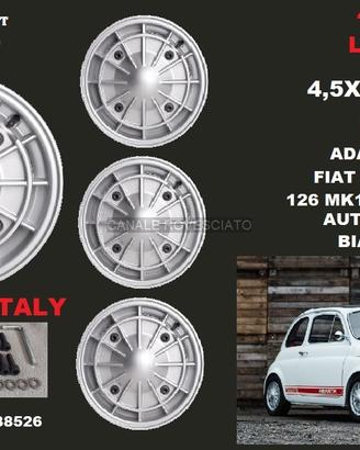 Cerchi Campagnolo Lesmo 4,5x 12 fiat 500 l f r
