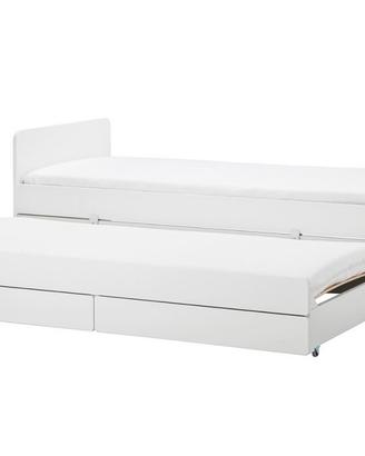 Letto singolo con letto extra estraibile + 2 cass