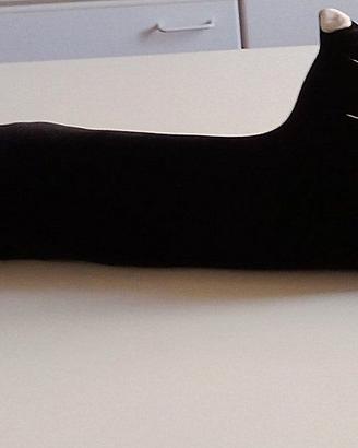 GATTO PARASPIFFERI VINTAGE VELLUTO NERO