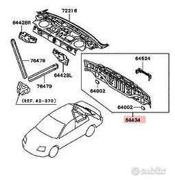 LAMIERATO TRAVERSA RINFORZO POST EVO 5281A138
