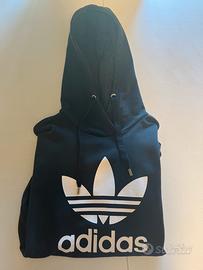 Felpa nera Adidas