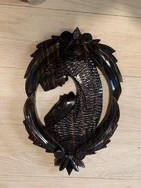 Madonna da parete in legno