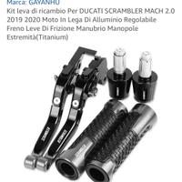 Kit leva di ricambio Per DUCATI SCRAMBLER MACH 2.0
