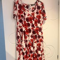 Abitocorto bianco rosso Max Mara