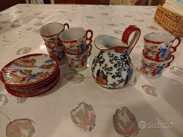  set tazzine caffè in porcellana giappon