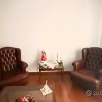 Set Poltrone Chesterfiled col.Brown