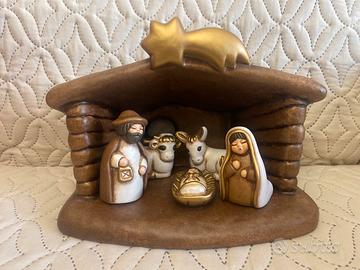 Thun capanna completa presepe classico