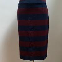 Gonna in maglia Max Mara blu borgogna taglia M