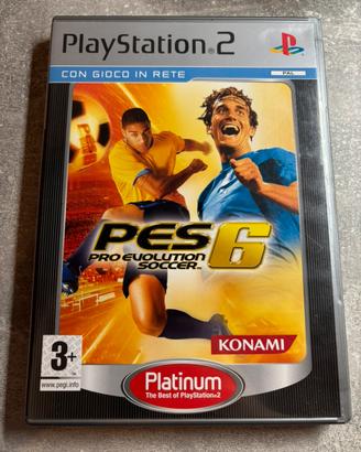 Pro Evolution Soccer 6 PS2 – PES 6 Platinum –