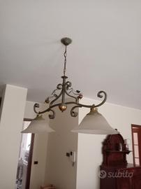 lampadario in ferro 