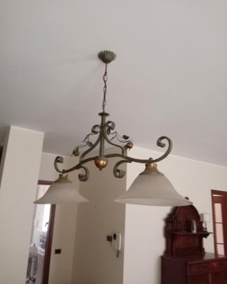 lampadario in ferro 