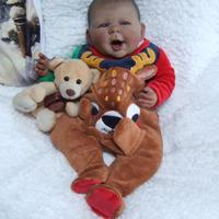 Reborn bambola realistica vinile bebè doll Berengu