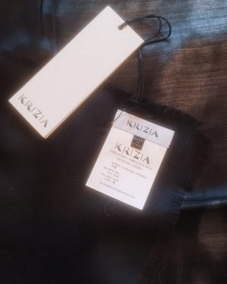 Grande Foulard in seta KRIZIA, nuovo mai usato